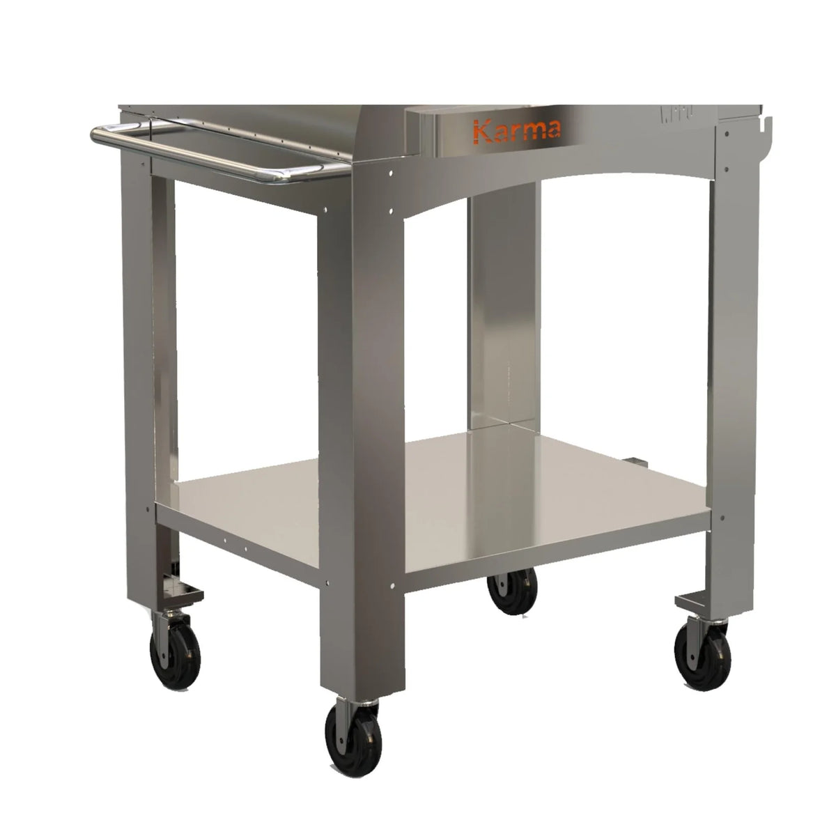 WPPO Karma 42 inch Stainless Steel Oven Cart