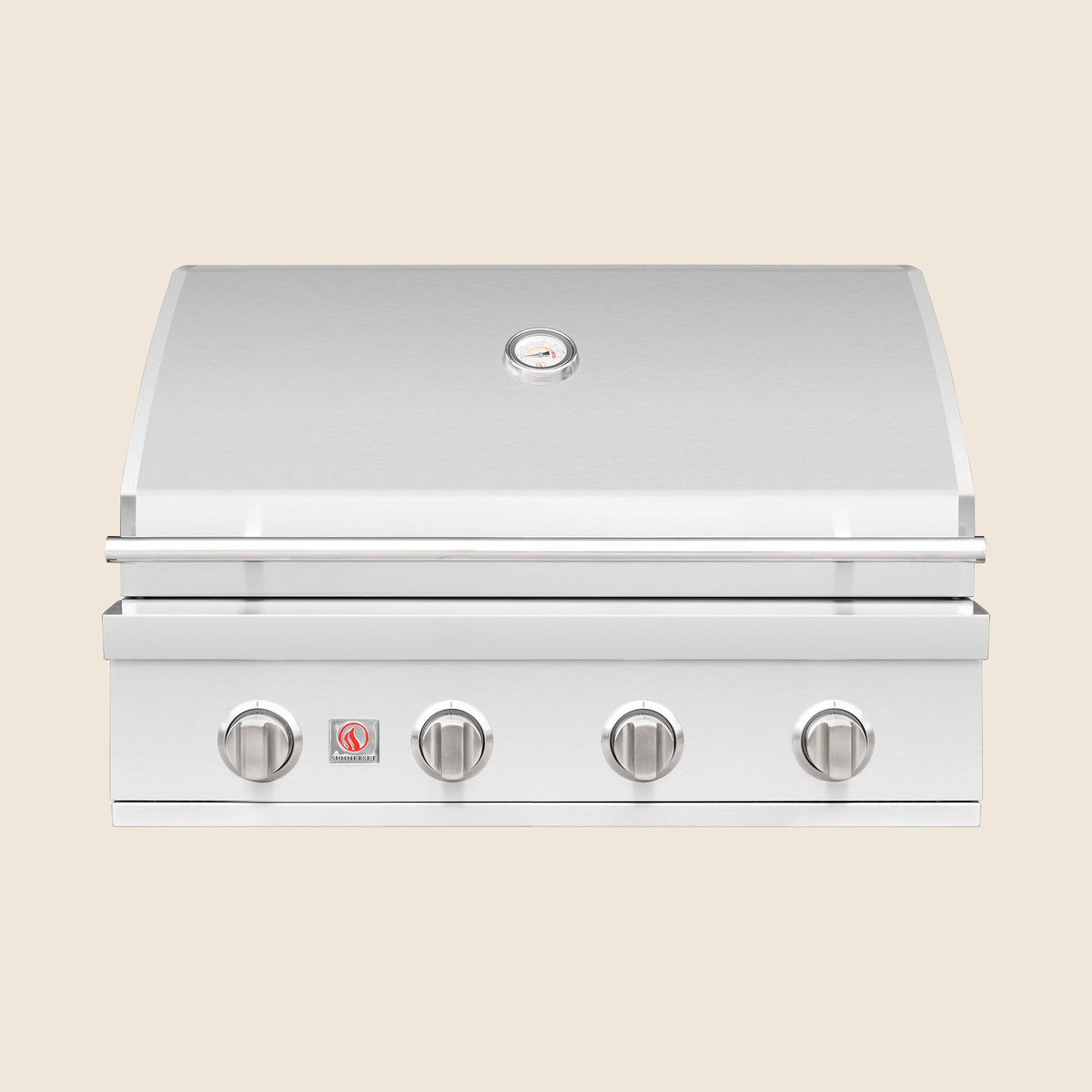 Summerset Sizzler built-in gas grill, lid closed