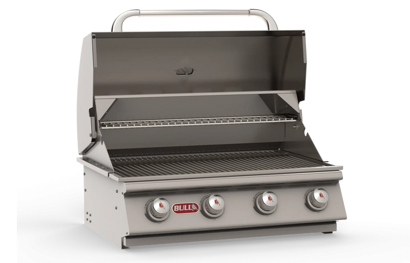 Bull Outlaw 30 inch built-in gas grill angled view