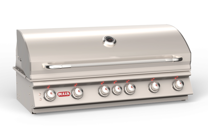 Bull Diablo 46 inch built-in gas grill angled view