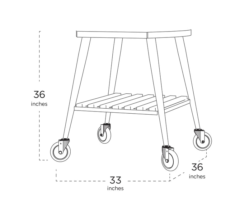 WPPO Infinity Trolley Premium Oven Stand