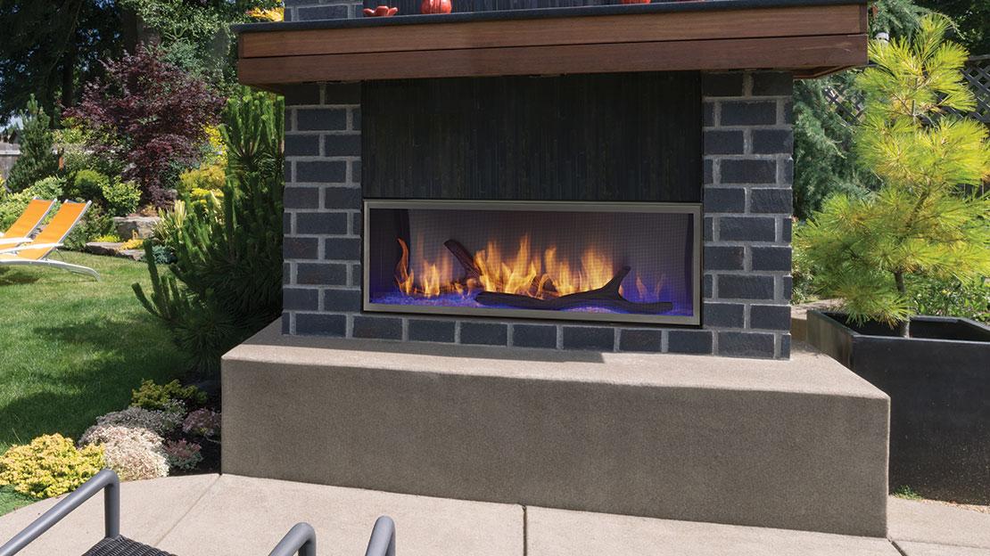 Outdoor Lifestyles Lanai 48 inch log set detail