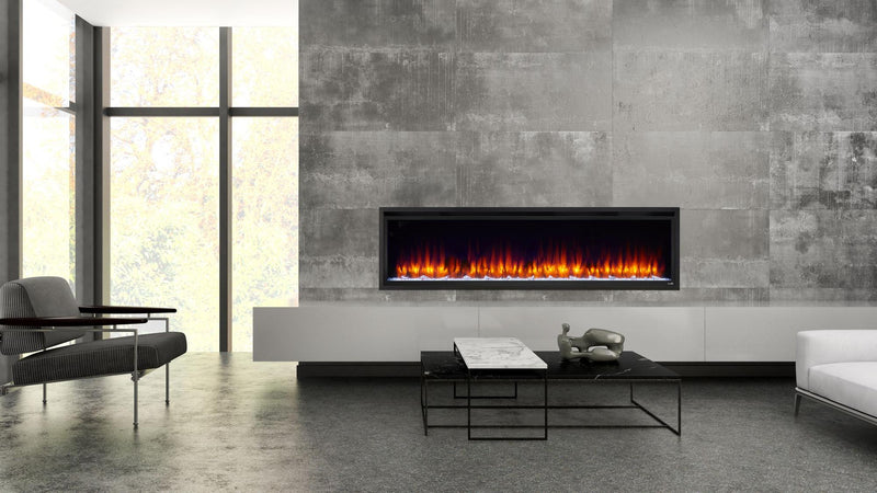 SimpliFire Allusion Platinum room setting