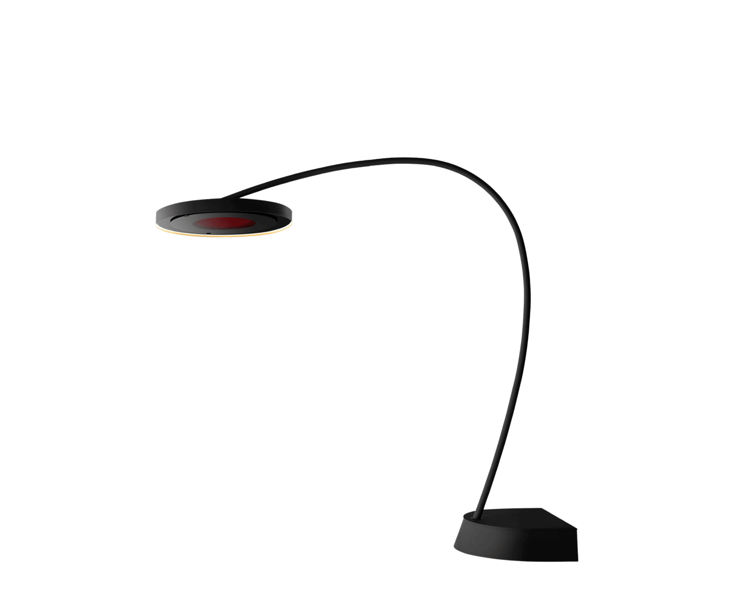 Bromic Eclipse Smart-Heat freestanding electric patio heater on a covered patio