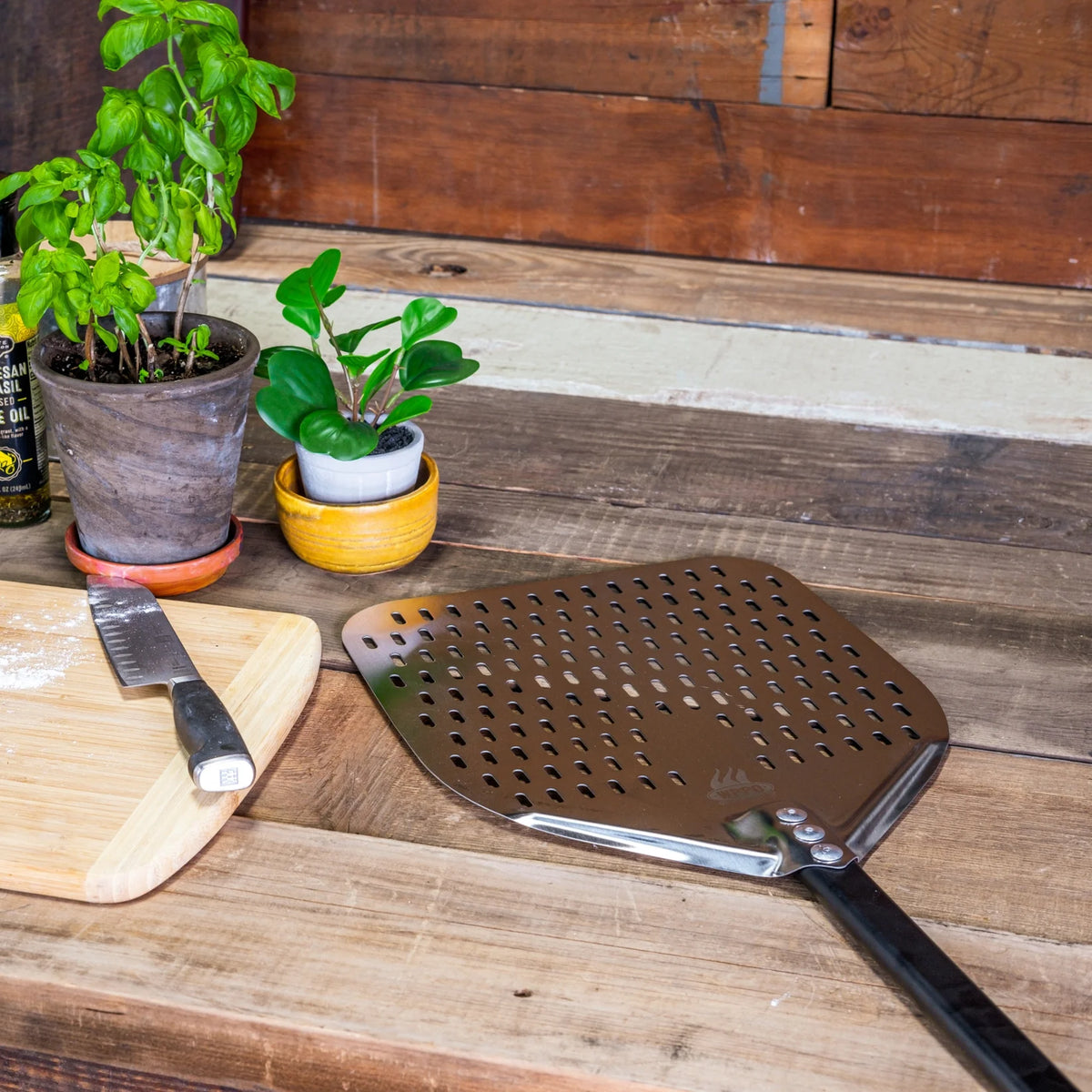 WPPO 16x36 Wood Pizza Peel Set