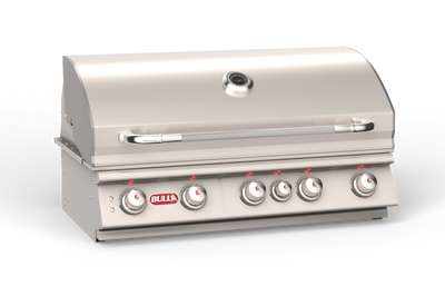 Bull Brahma 38" Built-In Gas Grill with Internal Lights — 5 Burner, 90,000 BTU