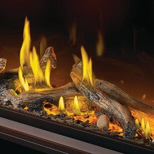Driftwood luminous log kit option
