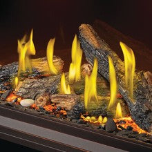 Oak luminous log kit option