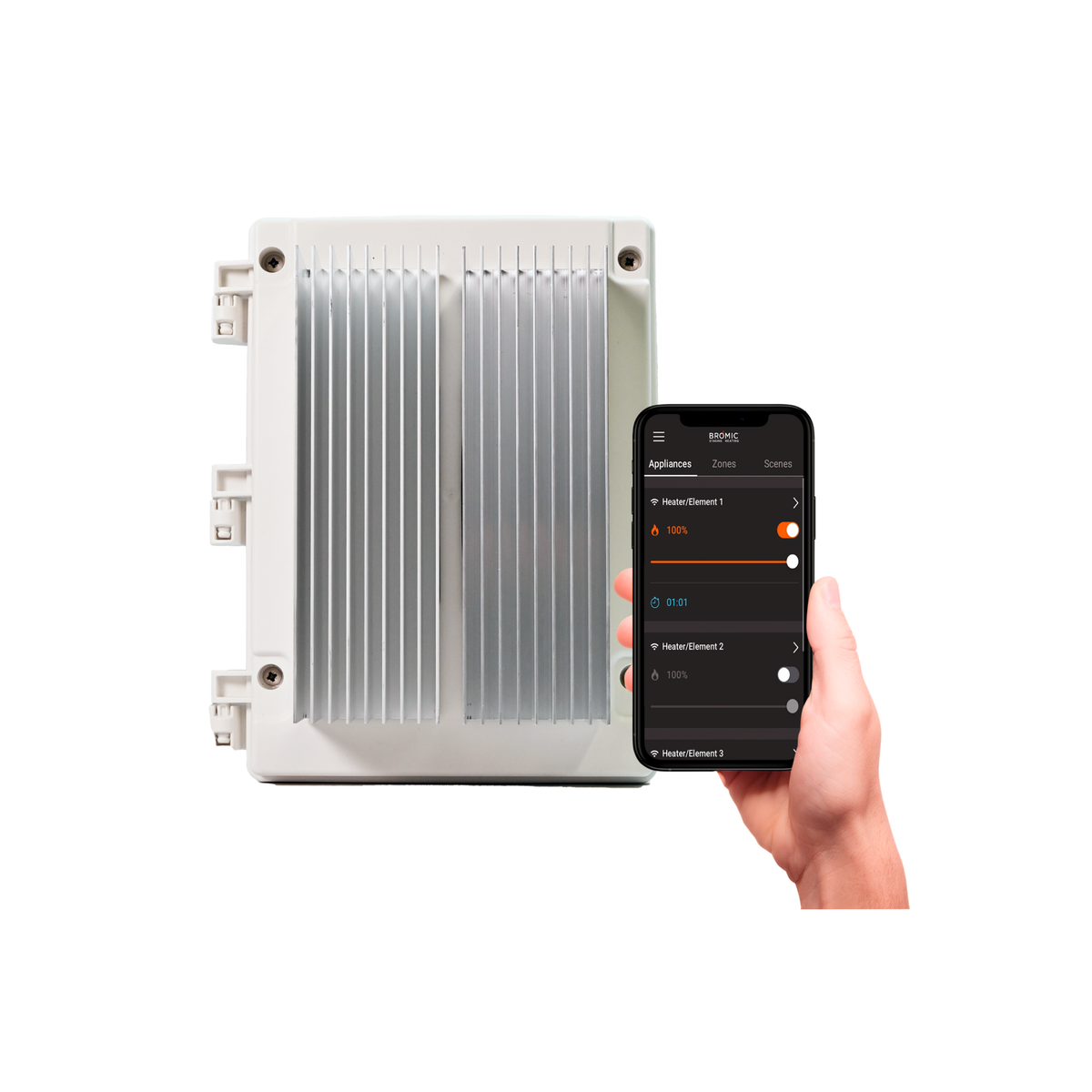 Bromic Affinity Smart-Heat dimmer, two channel