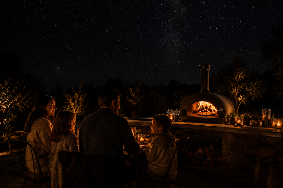 Real wood-fired ovens,