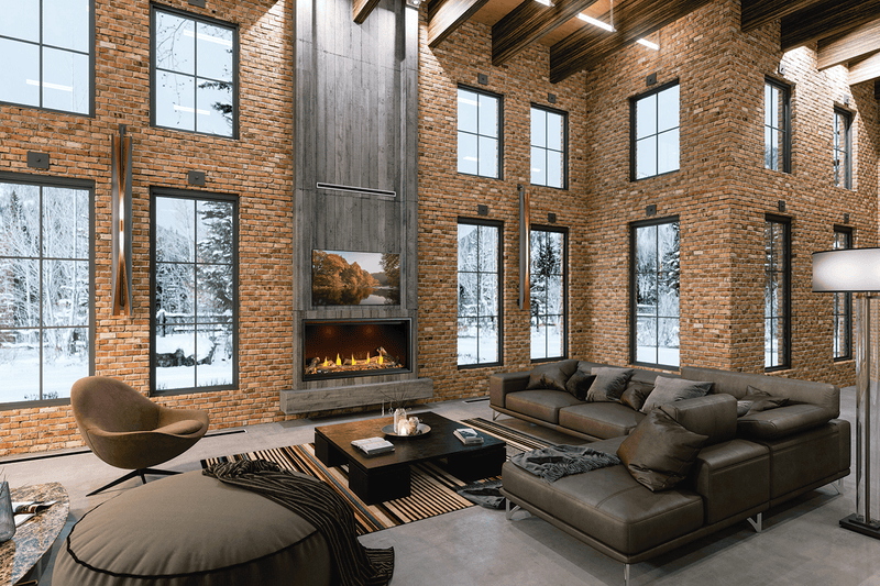 Tall Linear Vector in a residential living room