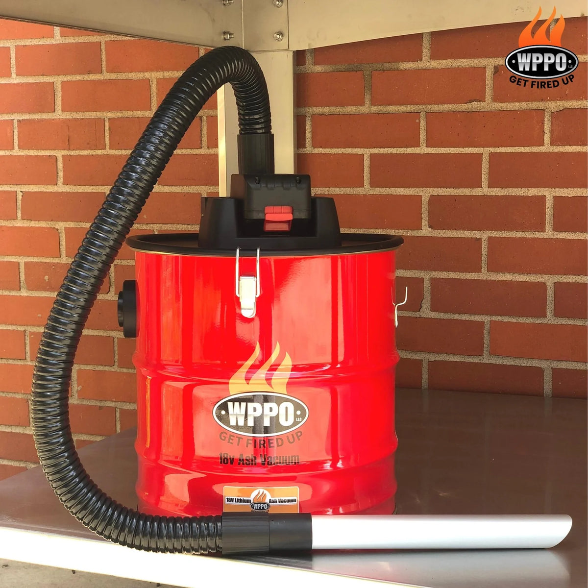WPPO 18V Cordless Ash Vacuum