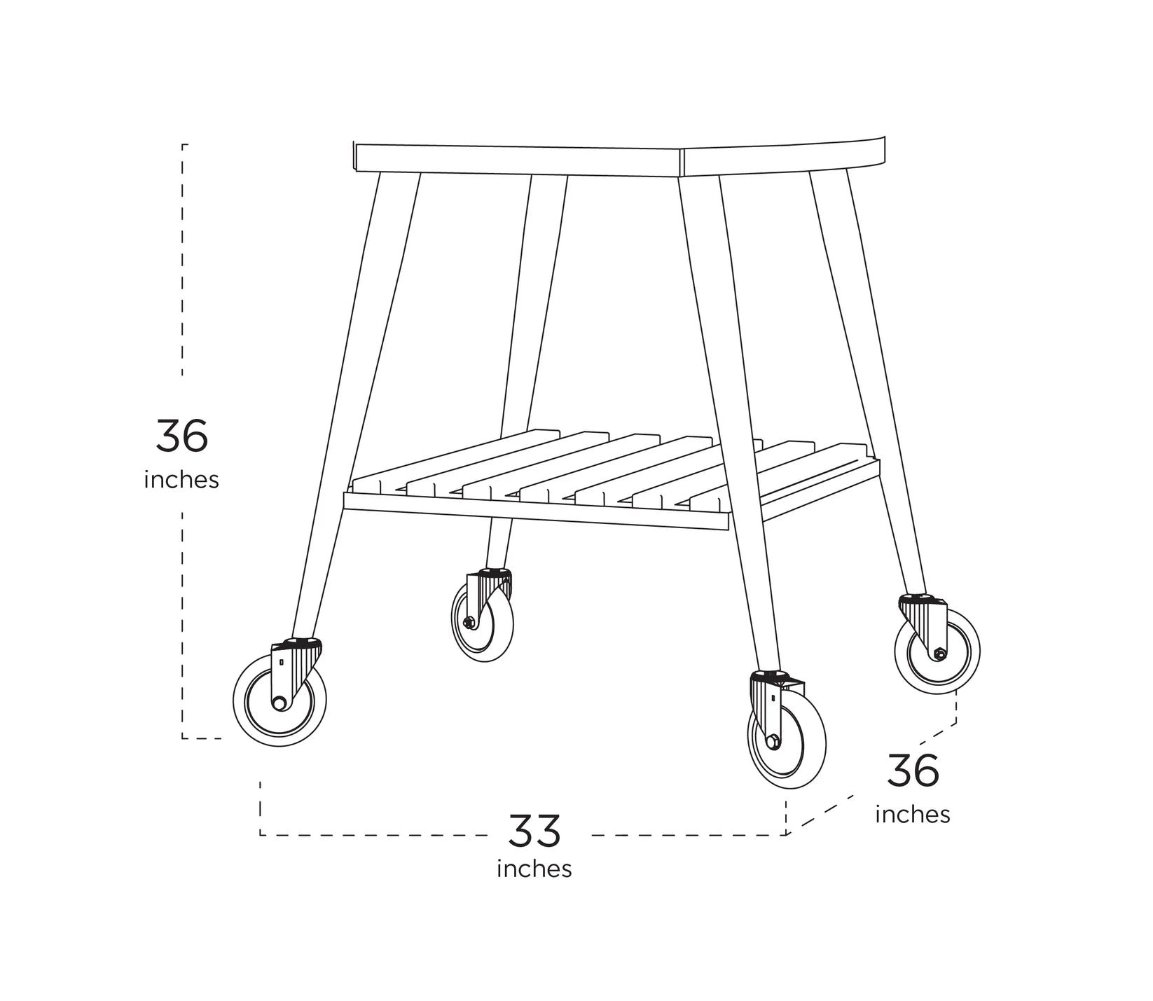 WPPO Infinity Trolley Premium Oven Stand