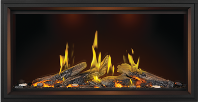 Napoleon Tall Linear Vector with Luminous Logs — 50", 62" & 74"